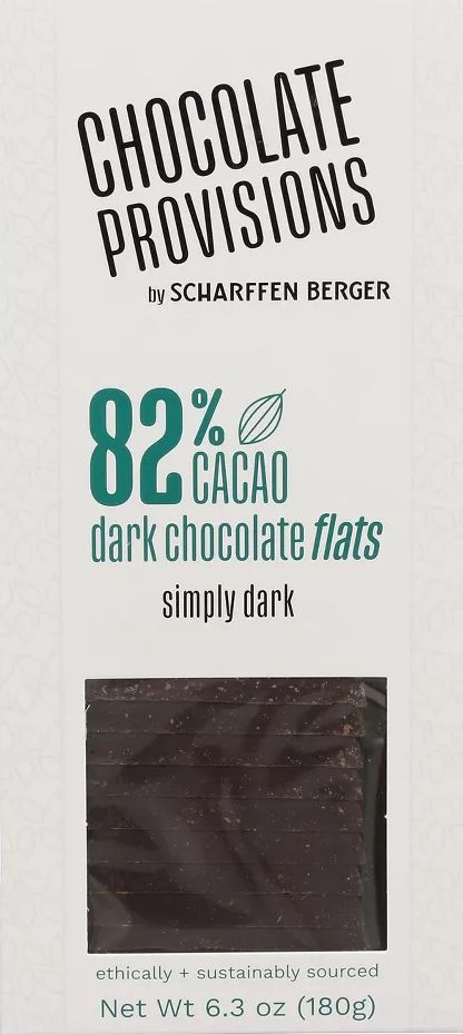 82% Cacao Dark Chocolate Flats