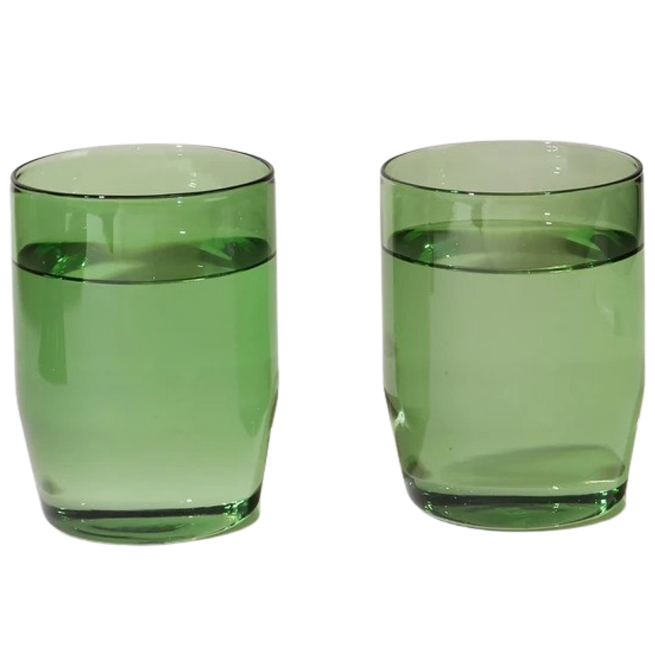 Century Glass Set Of Two (Verde)