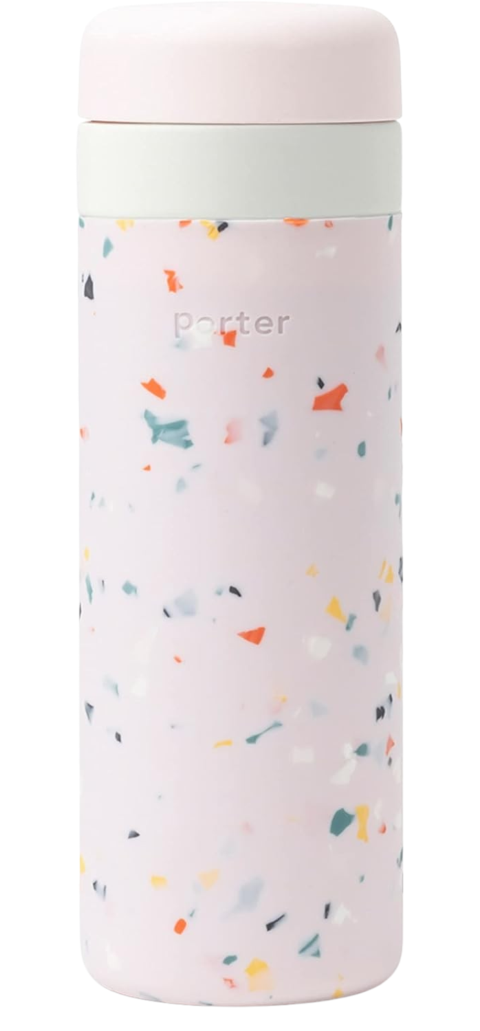 20oz Insulated Ceramic Bottle - Terrazzo Blush