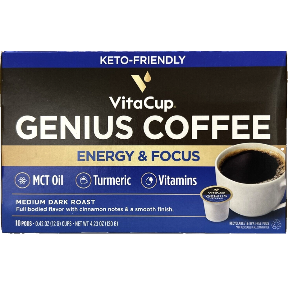 Genius Coffee Medium Dark Roast K Cups