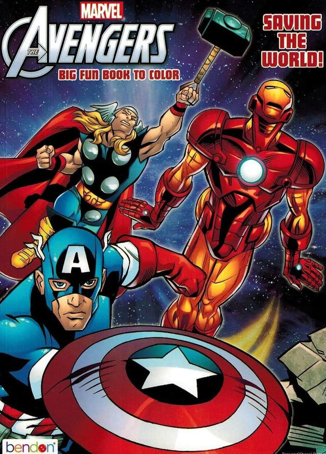 Avengers 80pg Coloring Book