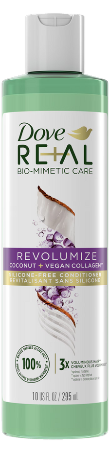 Real Conditioner Revolumize Coconut + Vegan Collagen