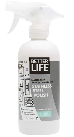Naturally Power-Polishing Stainless Steel Cleaner, Lavender Chamomile
