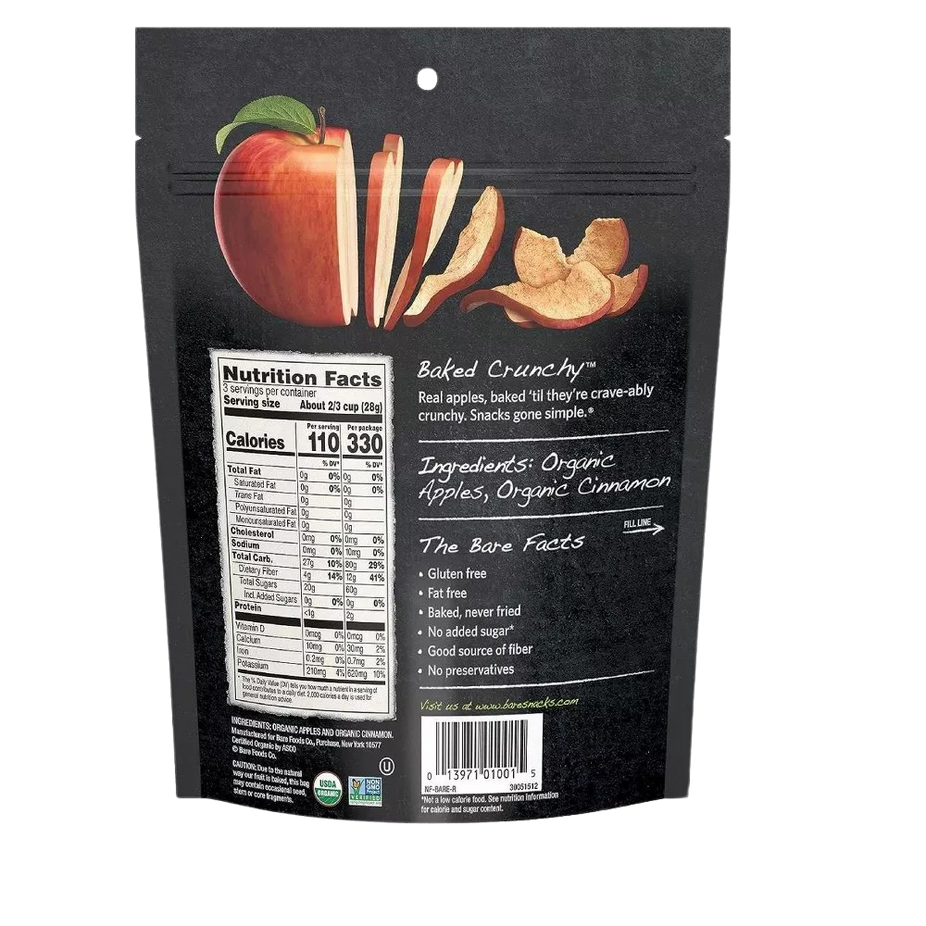 Organic Cinnamon Apple Chips