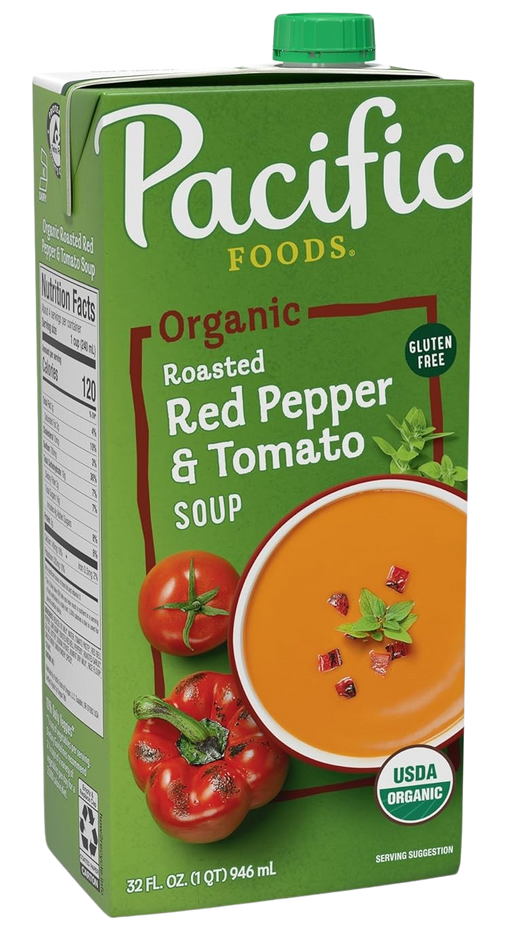 Organic Roasted Red Pepper & Tomato Creamy Soup