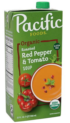 Organic Roasted Red Pepper & Tomato Creamy Soup