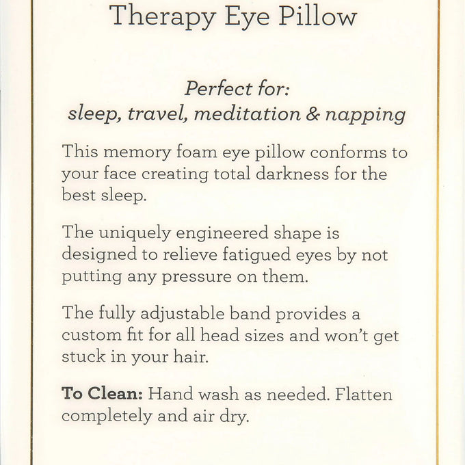 Memory Foam Anti-Stress Therapy Eye Pillow