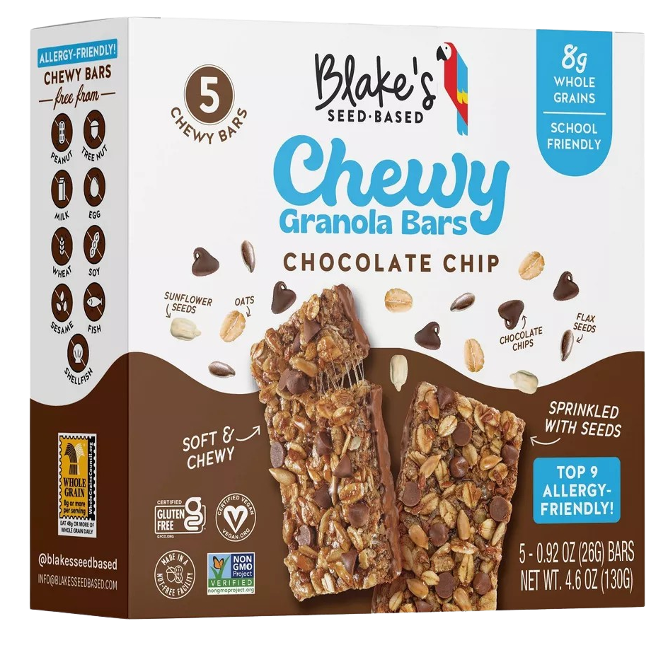 Chocolate Chip Chewy Bars (5 CT)