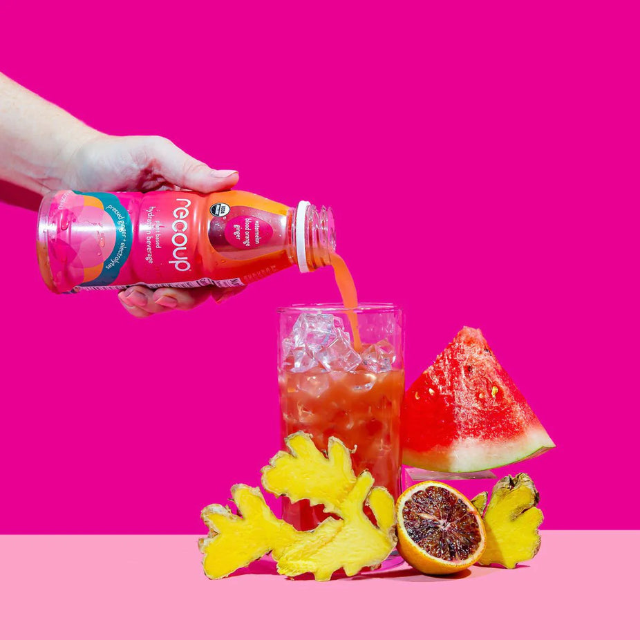 Organic Watermelon - Blood Orange - Ginger - Hydration Beverage