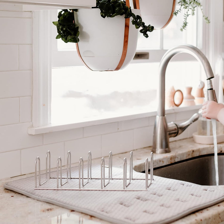 Shape Shifter 2-in-1 Dish Rack & Microfiber Mat