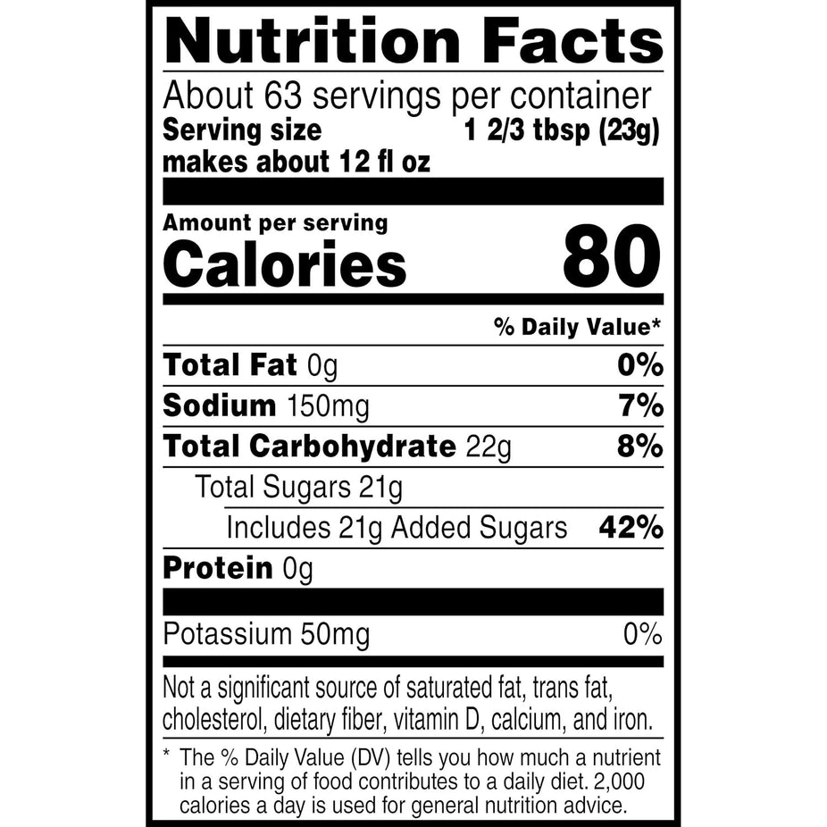 Thirst Quencher Sports Drink Mix Powder - Fruit Punch