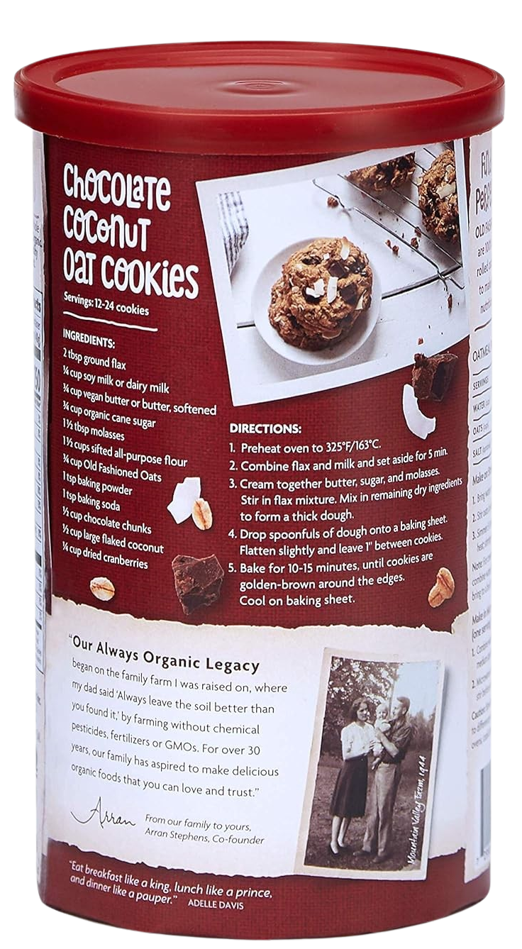 Old Fashioned Whole Grain Rolled Oats