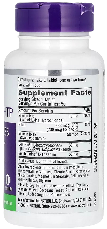 Mood + Stress Mood Positive 5-HTP (50 Tablets)