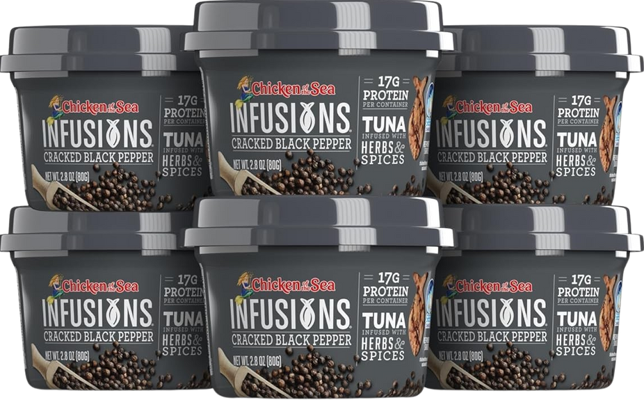 Infusions - Tuna Infused with Cracked Black Pepper (6 Pack)
