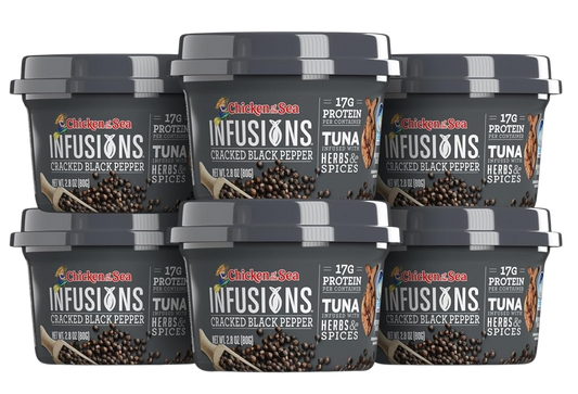 Infusions - Tuna Infused with Cracked Black Pepper (6 Pack)