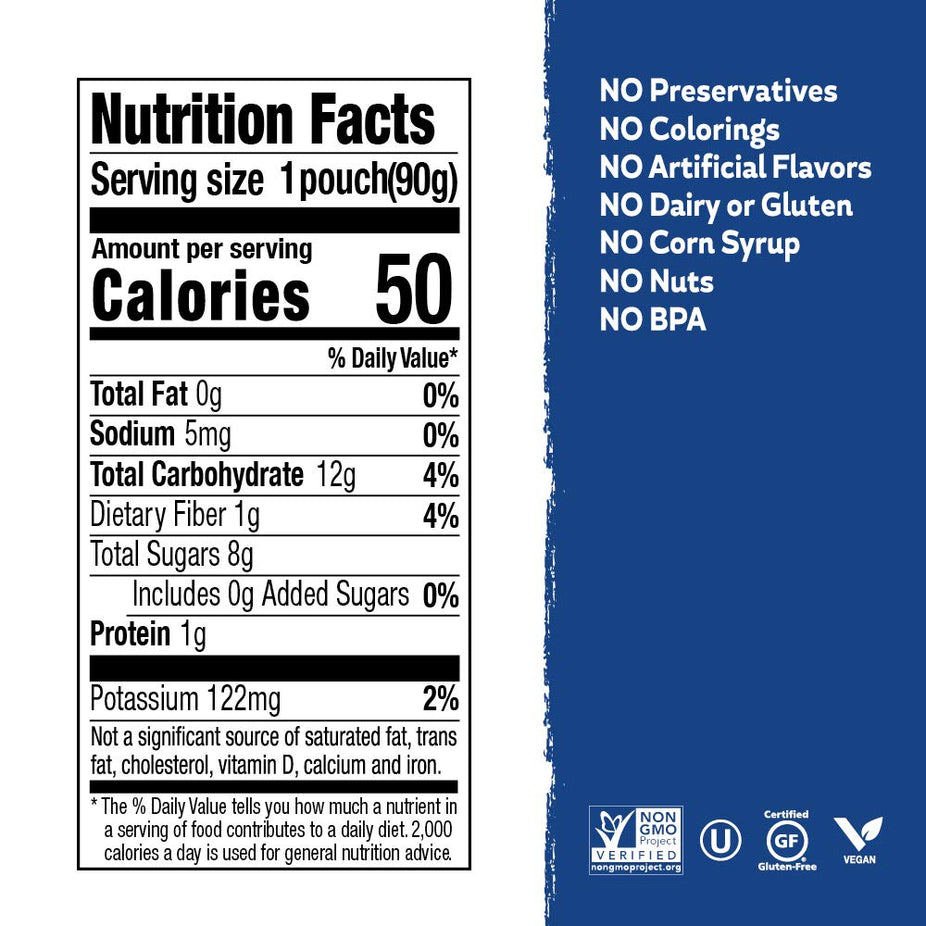 Originals Apple and Blueberry Fruit Pouch (18 Pack)