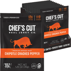 Chipotle Cracked Pepper Beef Jerky (12 Pack)