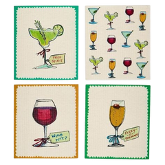 Multipurpose Biodegradable Kitchen Cloth (4 Pack)