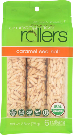 Caramel Sea Salt Crunchy Rice Rollers