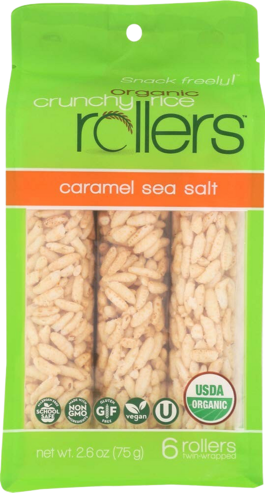 Caramel Sea Salt Crunchy Rice Rollers