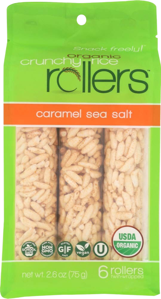 Caramel Sea Salt Crunchy Rice Rollers