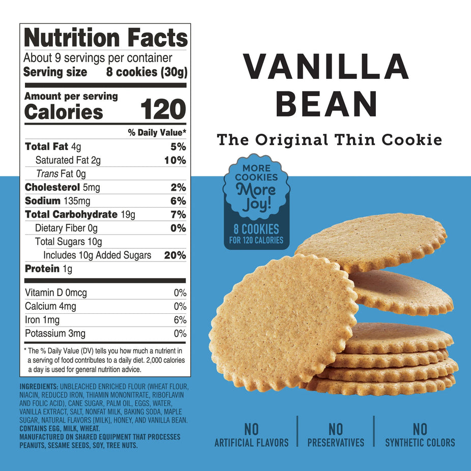 Vanilla Bean Cookie Thins