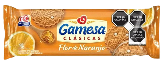 Clásicas Flor de Naranjo- Orange Flavored Sandwich Cookies