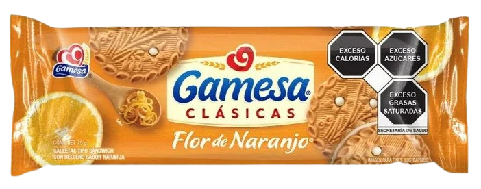 Clásicas Flor de Naranjo- Orange Flavored Sandwich Cookies