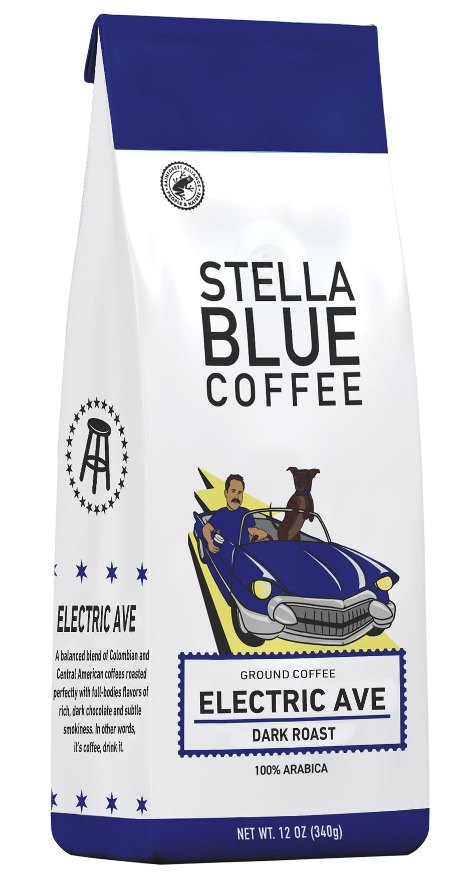 Electric Avenue Dark Roast Ground Coffee