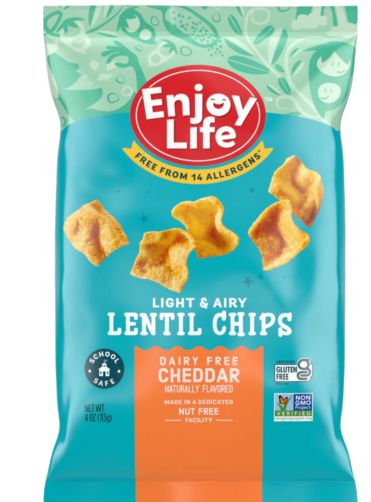 Cheddar Lentil Chips