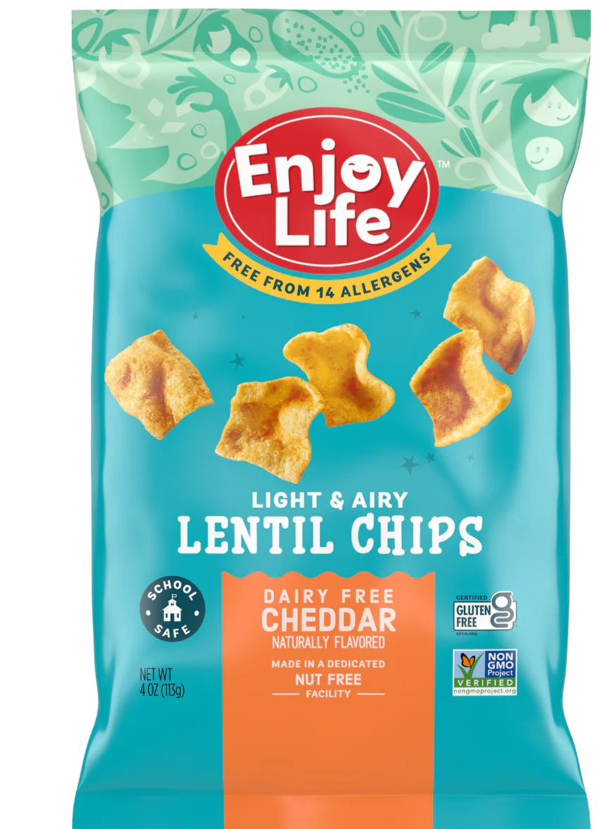 Cheddar Lentil Chips