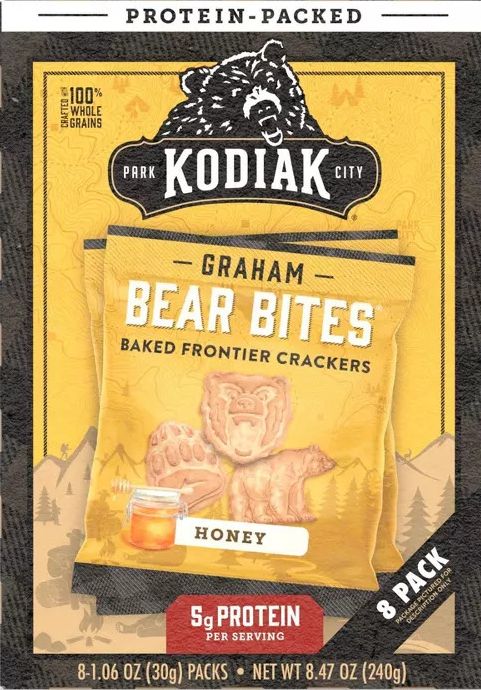 Bear Bites Honey Graham Crackers (8 CT)