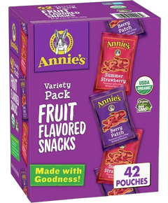 Bunny Fruit Snacks Variety Pack (42 Pouches)