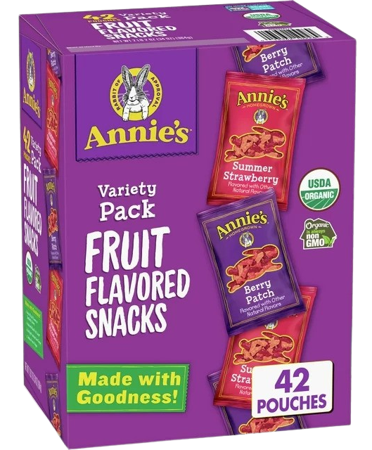 Bunny Fruit Snacks Variety Pack (42 Pouches)