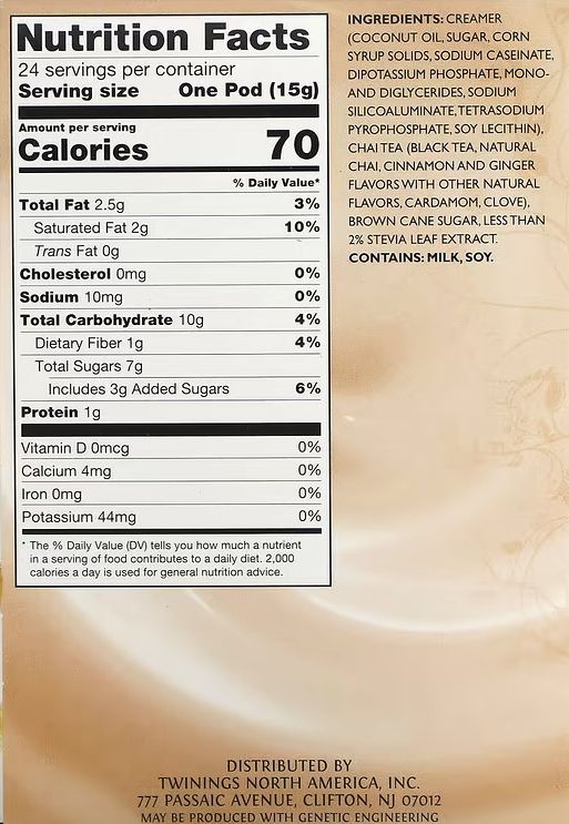 Chai Latte K-Cup (18 CT)