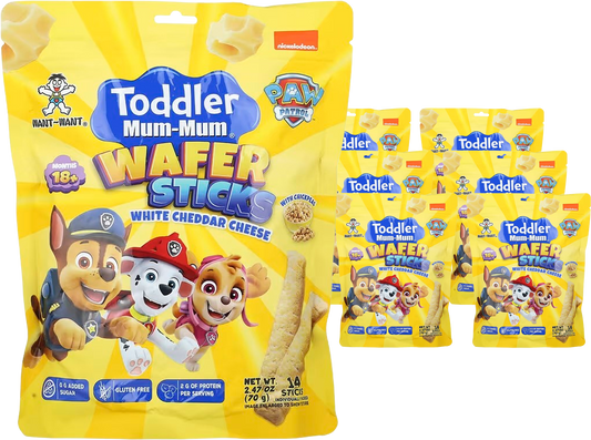 Paw Patrol Wafer Sticks Cheddar Cheese (6 Pack)