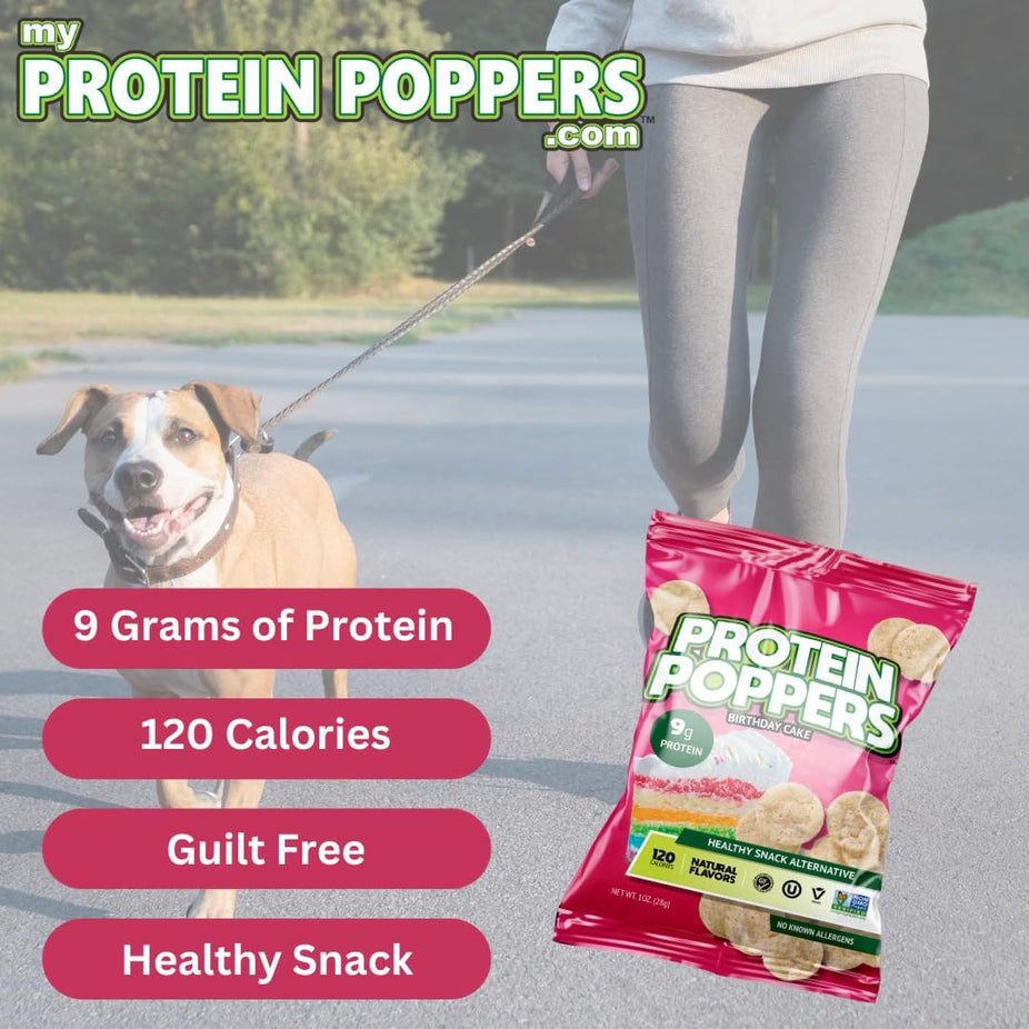 Birthday Cake Protein Poppers (10 Pack)