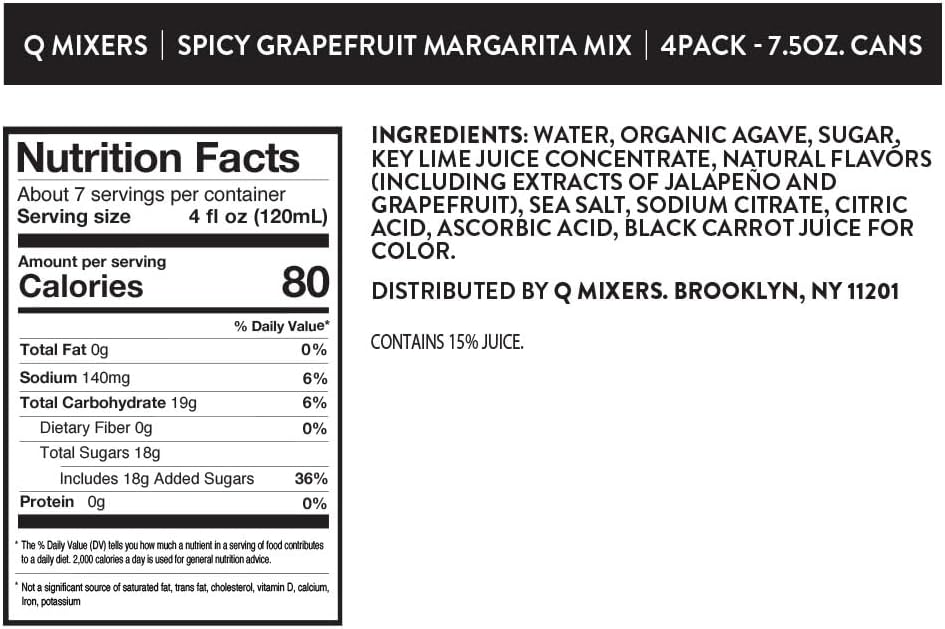 Premium Spicy Grapefruit Margarita Mix (4 Pack)