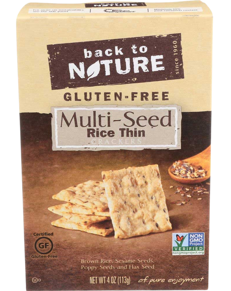 Multi-Seed Rice Thins Crackers