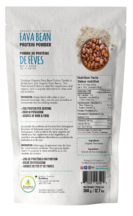 Organic Fava Pea Protein Powder