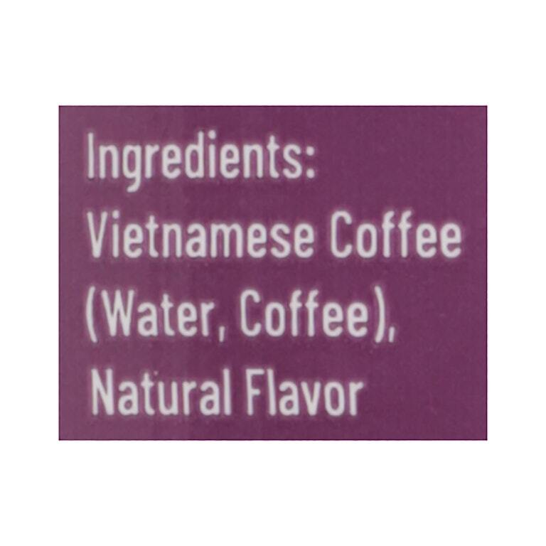 Vanilla Black RTD Vietnamese Coffee
