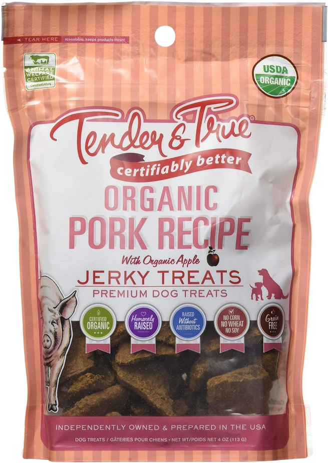 Organic Pork Jerky Dog Treats (10 Pack)
