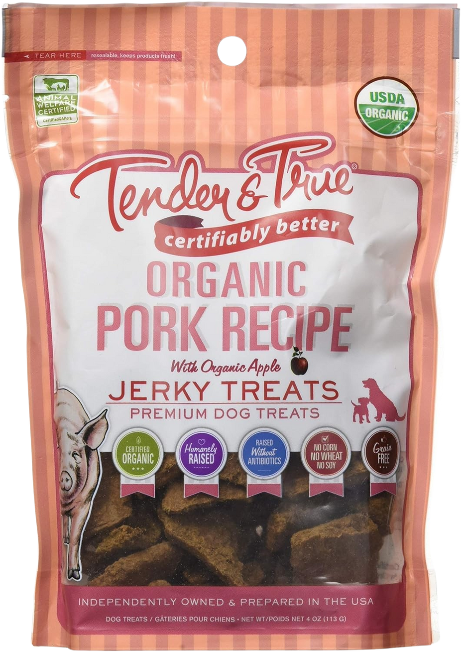 Organic Pork Jerky Dog Treats (10 Pack)