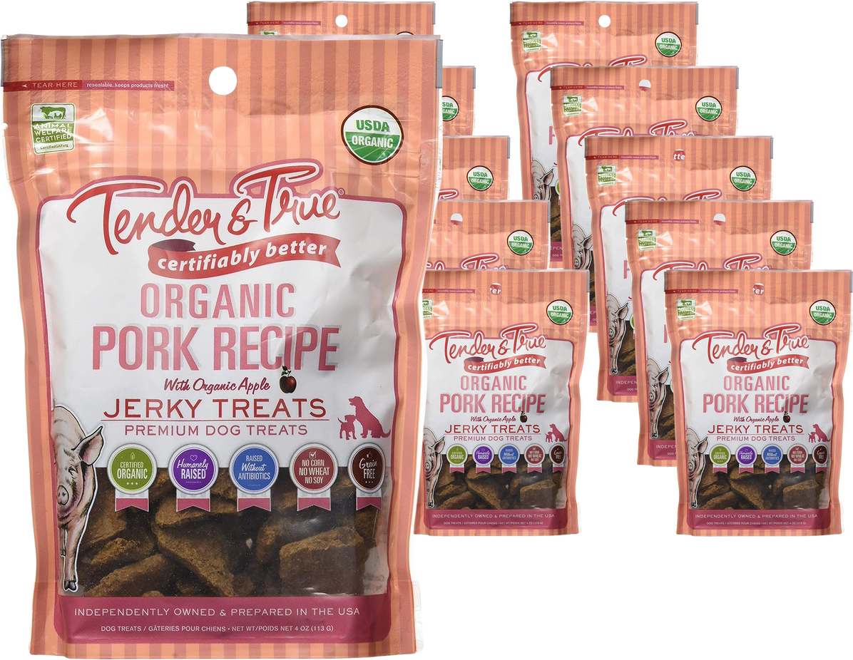 Organic Pork Jerky Dog Treats (10 Pack)