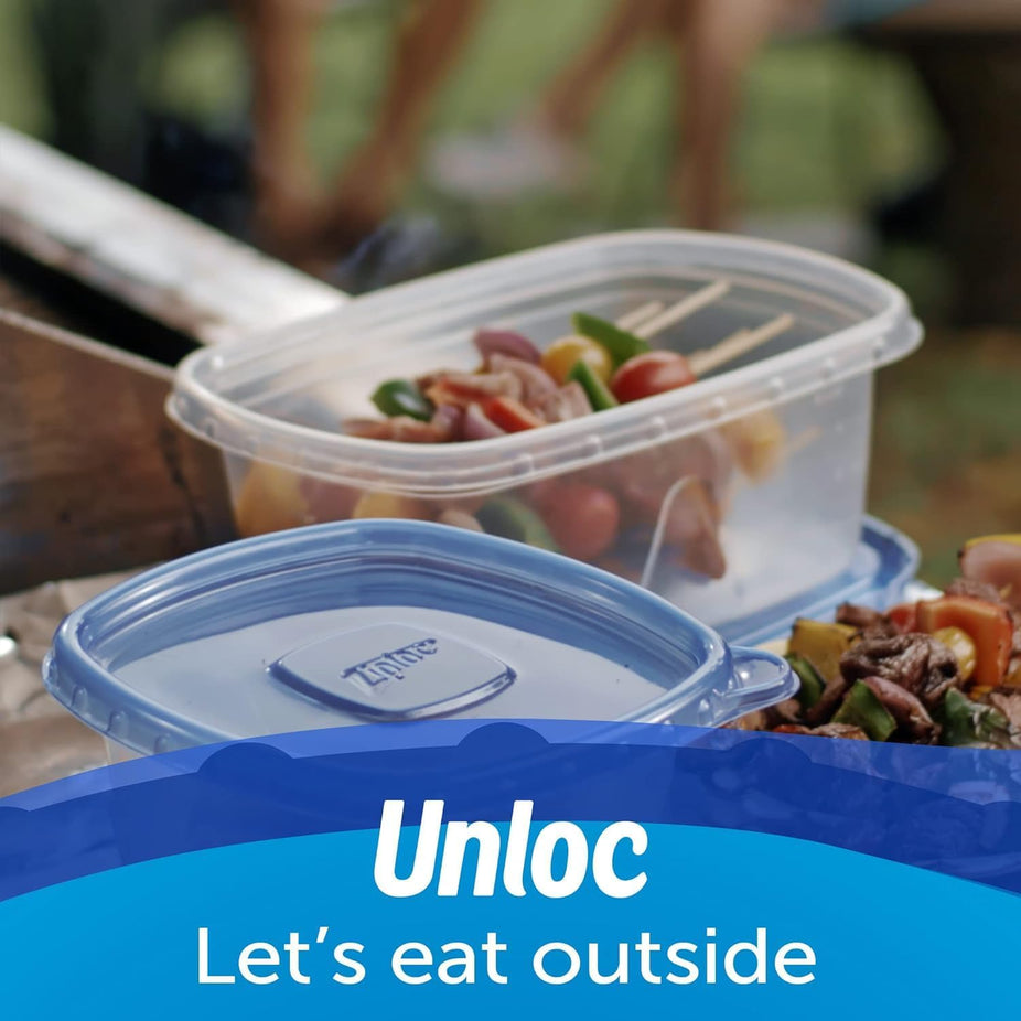 Smartsnap 2 Rectangle Containers 1.5 QTs