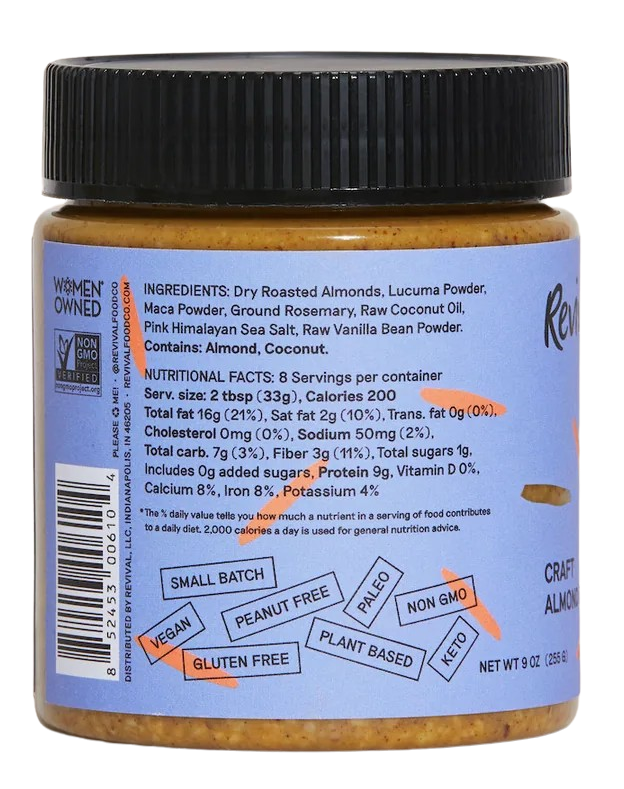 Rosemary Maca Almond Butter