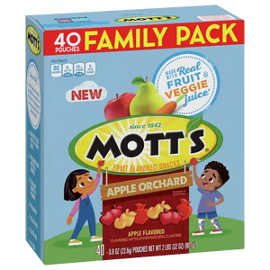 Apple Flavored Fruit Snacks (40 Pouches)