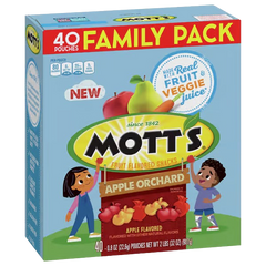 Apple Flavored Fruit Snacks (40 Pouches)