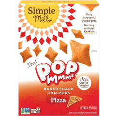 Pop Mmms Pizza Baked Snack Crackers