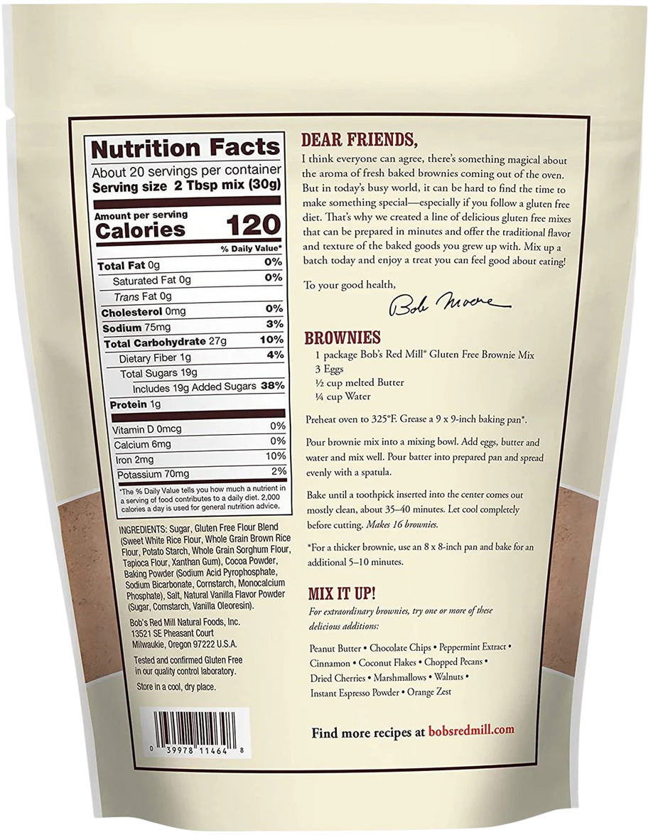 Gluten Free Brownie Mix